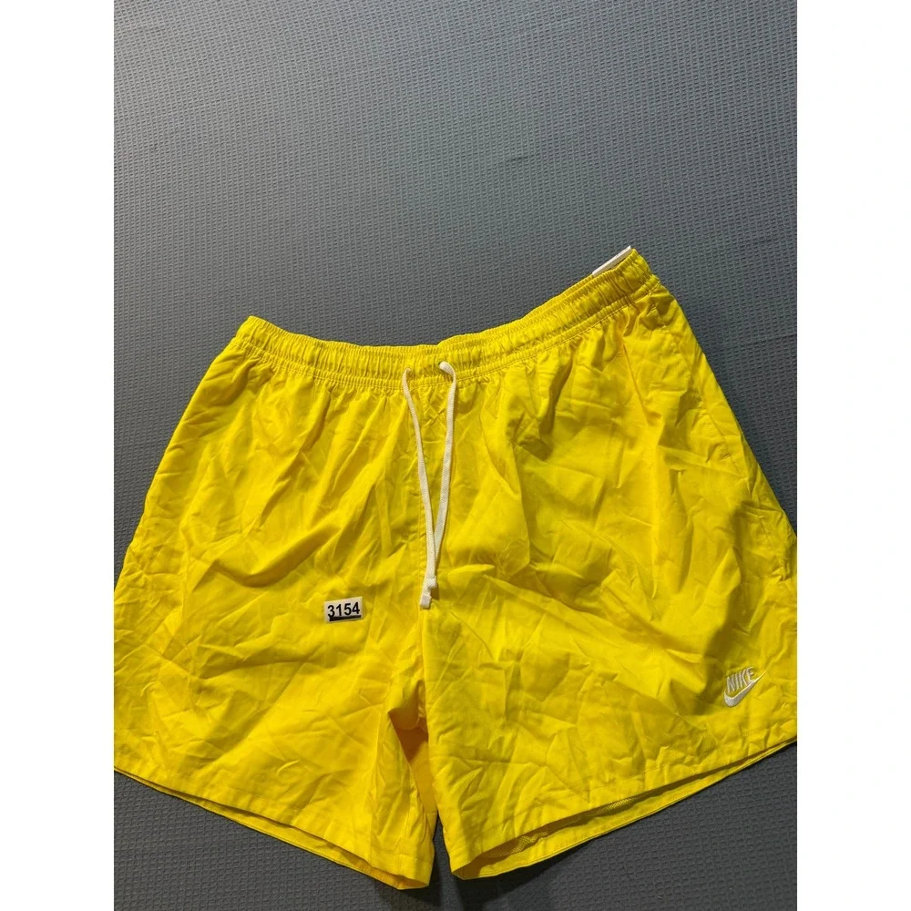 Nike Standard Fit Swim Trunks Mens 4XL Tall Yellow